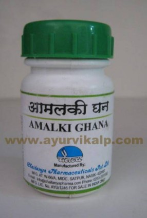 Chaitanya AMALKI GHANA, (Emblica officinalis) 60 Tablets, For Antacid, Brain Tonic, Cough, Asthama